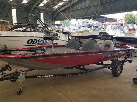 Imported Tracker Bass Boat