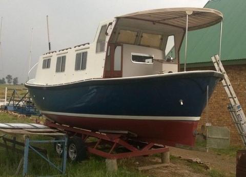 Houseboat project for sale