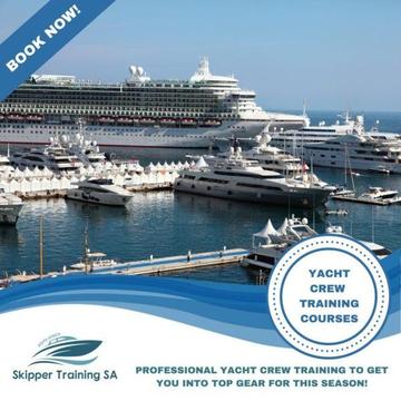 WORK ON SUPERYACHTS, YACHT CREW TRAINING IN CAPE TOWN FOR STEWARD/ESS & DECKHANDS