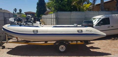 Prestige 4.7m with 40hp yamaha
