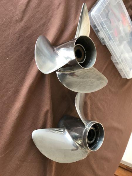 Stainless steel Power tech props SCA3-12P (pair)