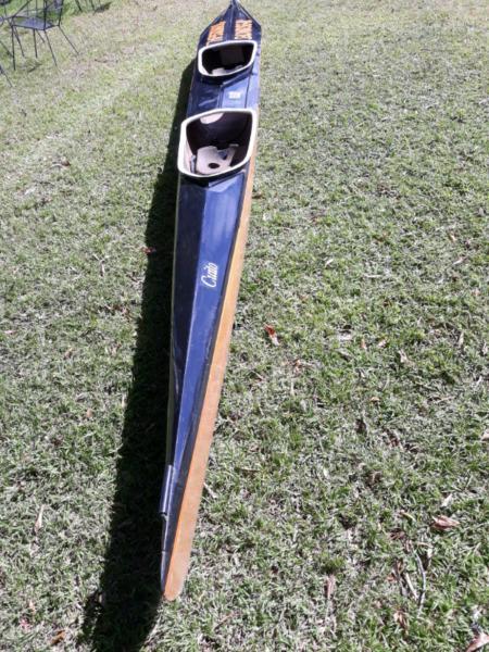 K2 river kayak. Paddles and lifejackets are sold separately