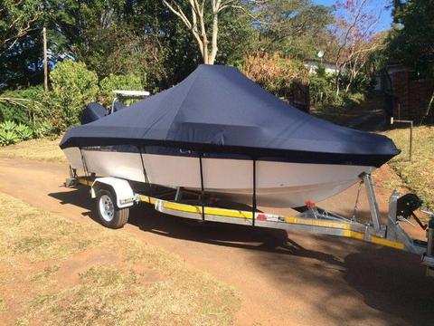 Custom made Boat covers for towing and storage - it fits like a glove