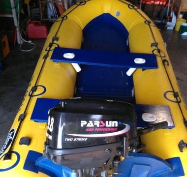 Infanta 3.6m with 9.8hp outboard bass boat
