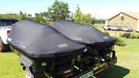 Custom made boat covers and Jetski covers for towing and storage - it fits like a glove