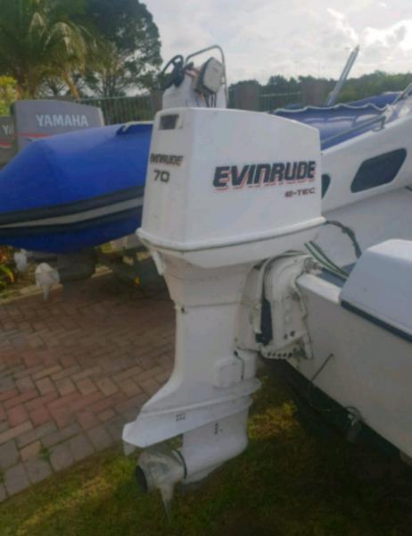 70hp Evinrude Speed boat