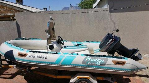 Prestige Rubberduck with 50HP Yamaha Electric Start