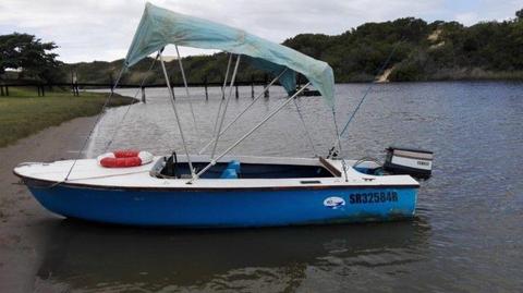 Fishing boat with 30hp Yamaha