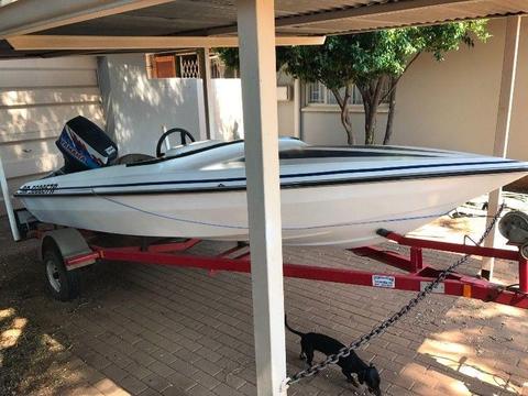 16 feet boat with 85Hp Yamaha outboard motor