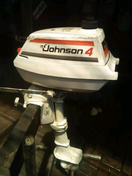 4Hp Johnson outboard motor for sale