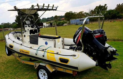 4.9 M Buccaneer Rubberduck with or without motors