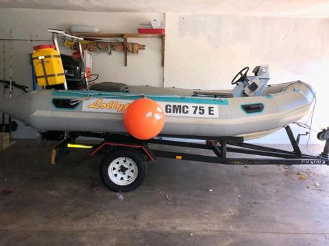 Semi-Rigid Aquarius Rubber Duck 4.2m For Sale