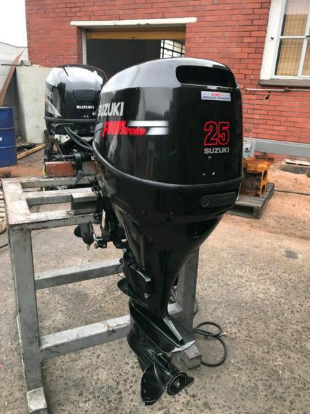 25 Suzuki Outboard Four Stroke V Twin Engines
