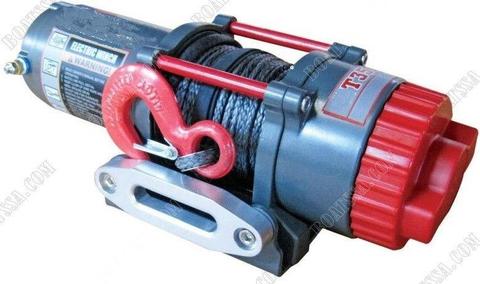 RUNVA T3500S-SR 12V ELECTRIC SYNTHETIC ROPE WINCH