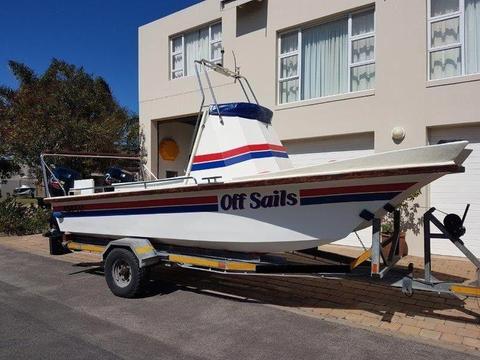 Butt Cat 21Ft / 6.46 m with Twin 70Hp Evinrude Motors