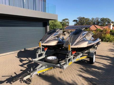 Two mint condition 2010 Yamaha 1800 FX Cruiser 3 seater High output supercharged Jet ski's