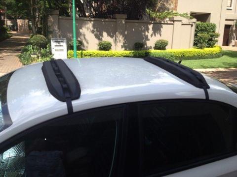 Soft Roof Rack, for kayaks, canoes, surf-boards, wind surfers and fishing rods
