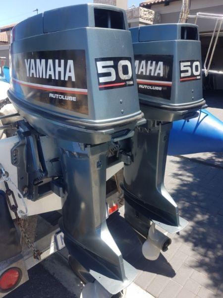 50HP Yamaha outboard motors for sale R17 000 each Electric start. Mint condition