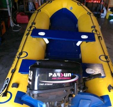 Infanta 3.6m with 9.8hp outboard