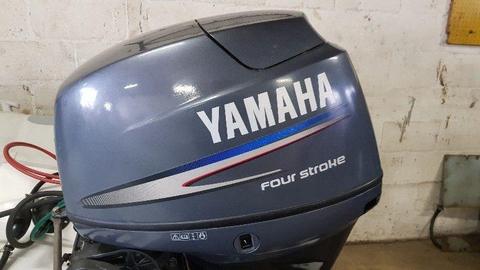 4.2m ballistic semi rigid like new on Galvanised trailer with 40hp yamaha 4 stroke