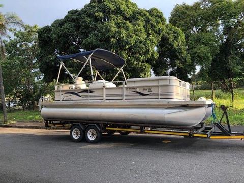 2005 Harris 220 Pontoon - 100 hp Yamaha