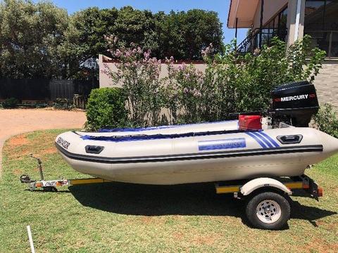 Buccaneer Rubber Duck with 55hp Mercury for sale