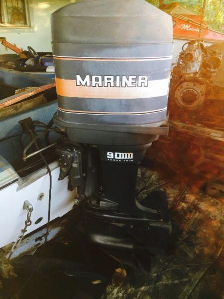 Bargain!!! 90hp mariner with trim and tilt for sale