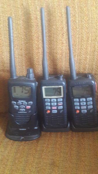 VHF Marine Radios x 3