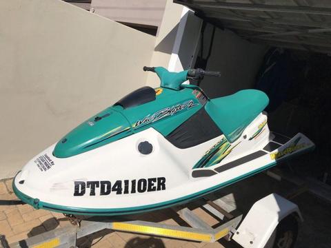 1998 Yamaha Wave Blaster 760 with trailer