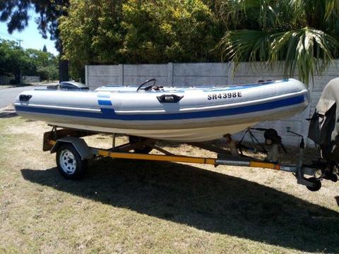 Rubber Duck, semi-rigid 4.3m