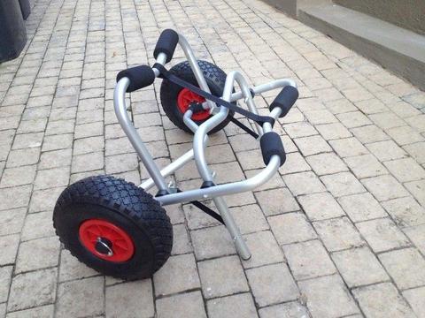Kayak Trolley with 50kg carry capacity, aluminium frame and urethane wheels, BRAND NEW!