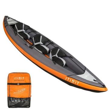 Decathlon Itiwit 3 Inflatable 2 Or 3 Seater Kayak
