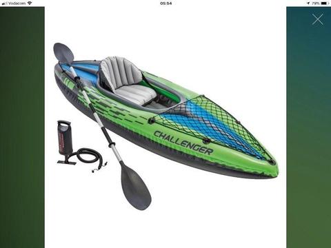 Intex inflatable kayak