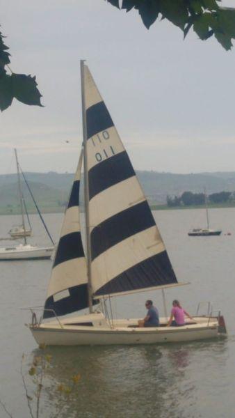Qwagger 19ft sailboat