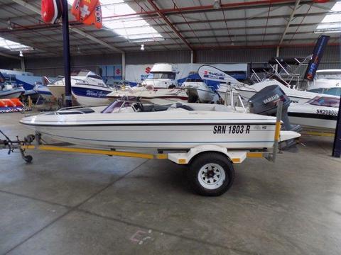 legacy 170 on trailer 130 hp yamaha v4