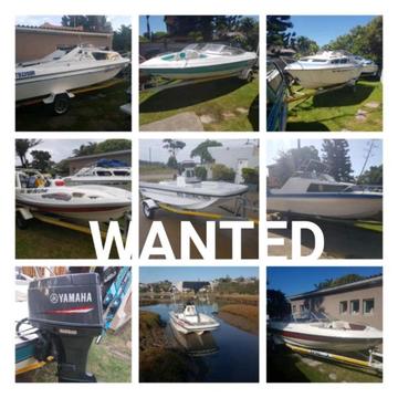 BOATS WANTED