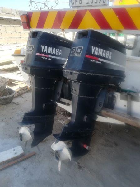 90hp Yamaha outboard motors for sale