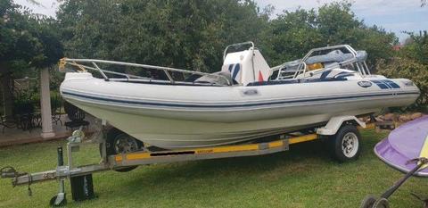 Infanta 6 m Inflatable with 115Hp Mariner - In Excellent Condition