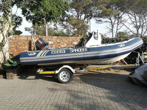 Rubber Duck with 90HP Yamaha motor and Trailer (Negotiable)