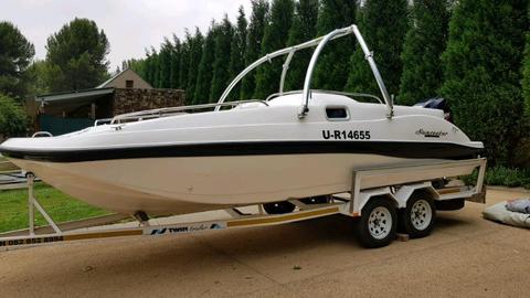 21 Ft Deck Boat For Sale