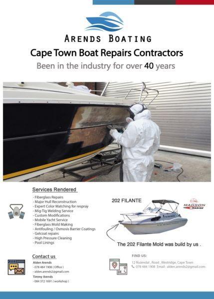 Boat repairs