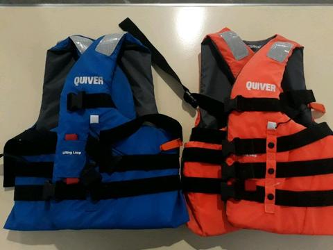 2 x quiver kayak/ski jackets