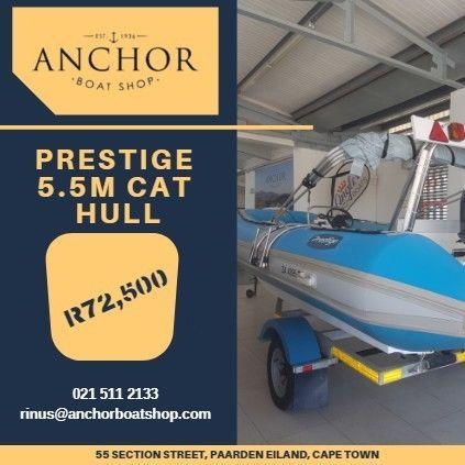 Prestige 5.5m CAT hull - ANCHOR BOAT SHOP