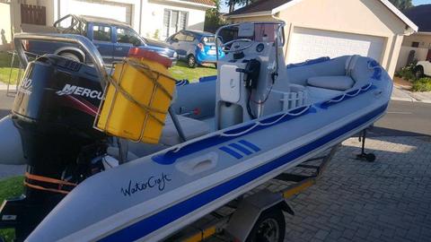 Rubber Duck - GEMINI 5.1M Wave Runner +90HP Mariner Trim & Tilt