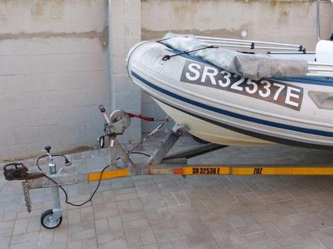 Falcon 4.5 with 60hp Mercury Fourstroke 2015