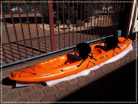 Orange two seat Kayak