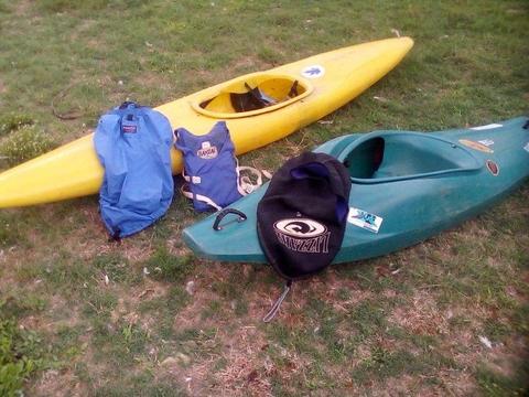 Whitewater kayaks