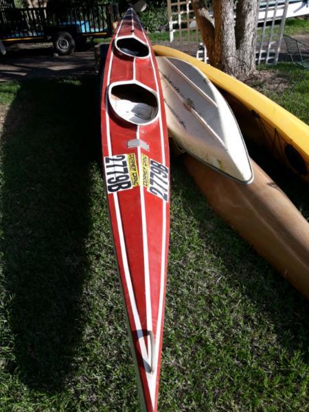 Accord K2 river canoe/ kayak. Very stable boat