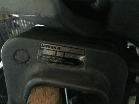 15 hp Mariner outboard