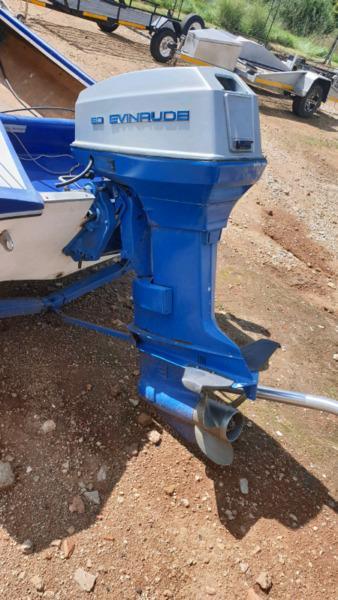 50HP Evinrude Outboard Motor Shortshaft engine